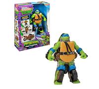 TORTUGAS NINJA Figura de Acción Tranformable en Vehículo, Transforma a Leo en una Vehículo de 3 Ruedas, 2 Muñecos para Coleccionar, Figuras Articuladas, Famosa (TU845100)