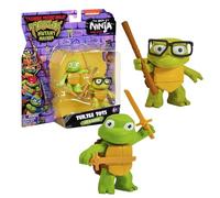 Tortugas Ninja Figuras básicas de Leonardo y Donatello en su Etapa de bebé para coleccionar, Tortuga bebé de la Película Caos Mutante, para niños Desde 4 Años, Famosa (TU833200)