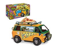Tortugas Ninja Pizza Fire Delivery Van, Juguete de la Furgoneta de Reparto Que Lanza Pizzas de la película Caos mutante, para Fans, niños y niñas +4 años, TMNT, Famosa (TU804000)