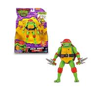 Tortugas Ninja Raphael Figura de Acción Deluxe con Sonidos y Frases del Personaje de Película Caos Mutante, 4 Muñecos para Coleccionar, Fans, niños y niñas +4 años, Famosa (TU800200)