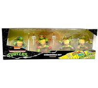 Tortugas Ninja Set Colección (4 Figuras) - Estilo Retro 90's - Figuras no articuladas de Comansi