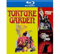Torture Garden (1967) [Blu-ray] Starring Jack Palance, Burgess Meredith, Peter Cushing + 2 Bonus Classic Horror Movies (Brotherhood of Satan / The Creeping Flesh)
