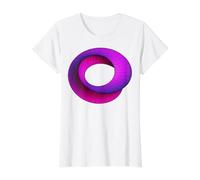 Torus Umbilic Mobius Band Cálculo Matemáticas Ciencias Ingeniería Camiseta gráfica económica, Mujer, Blanco, XL