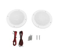 Torvex Altavoces Marinos, Altavoces de Techo de Montaje Empotrado Impermeables de 4 Pulgadas 120W en de Sonido Estéreo de Audio de Pared para Barco ATV UTV