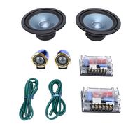 Torvex Altavoces para Auto, 2 Piezas Juego de Altavoces Coaxiales de 2 Vías de 6.5 Pulgadas Reemplazo de Audio Estéreo de Graves Agudos de 60 W para la Mayoría de los Autos