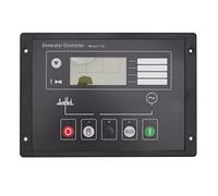 Torvex Controlador de grupo electrógeno, módulo de panel de control de generador de parada automática con pantalla LCD, carcasa de ABS para grupo electrógeno diésel
