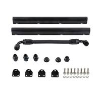 Torvex EFI Rieles de, Kit de Rieles de Rieles de Inyección de Compatible con Motores LS1 LS6-8AN Port Billet Aluminio Negro Par