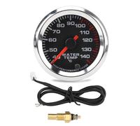 Torvex Medidor de temperatura del agua, medidor de temperatura del refrigerante de 52 mm, 40-140 °C con retroiluminación de 7 colores para monitoreo del tablero de instrumentos de