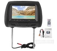 Torvex Monitor para reposacabezas, reproductor MP5 para asiento de coche, Compatible con pantalla LCD de 7 pulgadas, amplificador USB, pantalla multimedia para asiento trasero