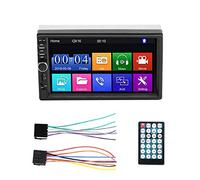 Torvex Reproductor MP5 para Coche, Receptor Multimedia Universal de 7 Pulgadas, Reproductor de Audio estéreo para Coche con Interfaz TF, Radio FM para salpicadero