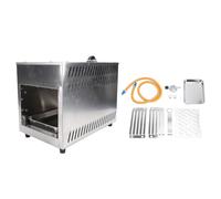 Torvex Tostadora Comercial, Parrilla De Horno Tostadora Eléctrica De Acero Inoxidable De 4000 W, Cocina De Encimera Sin Humo para Pan, Filete Y Pastel