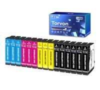 Torvon Compatible 603 XL Cartuchos 15-Paquete Compatible con Epson 603XL