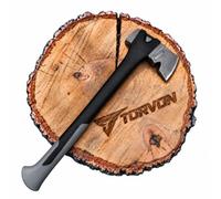 TORVON Hacha de división 2000 g con extractor de uñas, hacha multiusos con mango de nylon reforzado, hacha para madera, leña, jardín, bosque, exterior