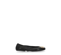Tory Burch - Minnie Leather Ballet Flat - Shoes - Mujer - Negro - 37 EU -