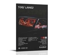 Tory Lanez PLAYBOYArt - Lienzo impreso de pinturas al óleo, reproducción moderna en lienzo, ilustraciones abstractas de paisajes impresos en lienzo, arte de pared para decoración del hogar y la