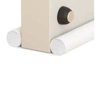 Torytoe Burlete Puerta Entrada, Burlete Bajo Puerta para Puertas y Ventanas, Burletes para Puertas Exterior e Interior, Aislante Térmico Frío y Calor, Aislante Acústico (blanco)