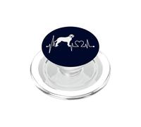 TOSA Inu Dog My Heartbeat EKG Perros Mi Cardio PopSockets PopGrip para MagSafe