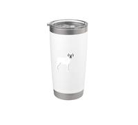 Tosa Inu Dog My Heartbeat EKG Perros Mi Cardio Vaso térmico de acero inoxidable de doble pared