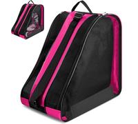 TOSAVGA Mochila para Patines en Linea Bolsa Patines Niña, Bolsa para Patines de Ruedas, Mochila Patines Bolsa Linea Guardar Patnes con 3 Compartimentos para Patines de Hielo y a Rueda