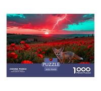 Toscana Val D'Orcia Puzzle De Madera Impermeable DIY Puzzles De 1000 Piezas para Adultos Colorido Rompecabezas Juegos Desafiantes