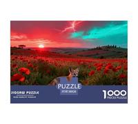 Toscana Val D'Orcia Puzzle De Madera Impermeable Puzzles De 1000 Piezas Regalos para Adultos Colorido Rompecabezas Juegos Educativos