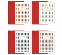 Toscane 8009162338701 - Tarjetas navideñas en Miniatura, Multicolor