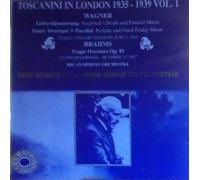 Toscanini in London 1935-1939, Vol. 1 [Audio CD] Wagner; Brahms