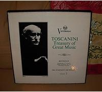 Toscanini : Treasury of great music. Beethoven (symphonies 6, 7, 8, 9, Adagio & scherzo op.135 et prometheus overture) vol 2 (coffret 4 vinyles LP)