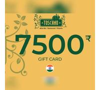Toscano Gift Card 7500 INR Key - INDIA