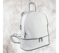Toscanto Mochila De Ciudad Para Dama De Cuero Blanca OTT612RW