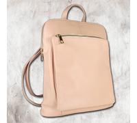 Toscanto Mochila De Ciudad Para Dama De Cuero Rosa OTT610RA