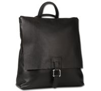 Toscanto Rucksack De Piel Negro Cityrucksack Medio ORT101RS1 33x33x9cm