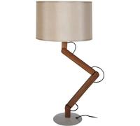 Tosel Lámpara de mesita 16cm imperio taupe