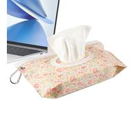 Toserador de toallitas: caja reutilizable portátil recargable de almacenamiento hermético a prueba de fugas | Organizador de bebé compacto para la guardería Bolsa de baño Bolsa de baño Niña CAR CAS IN