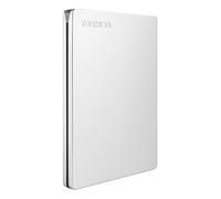 Toshiba 2TB Canvio Slim - Disco Duro Externo Portátil, Disco Duro Compatible con Windows y Mac, Tecnología USB 3.2. Tecnología Gen 1, Acabado en Aluminio, Plata (HDTD310XS3DA)