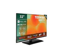 TOSHIBA 32LV3E63DG Smart TV de 32", con Resolución Full HD (1920 x 1080), HDR, Compatible con Asistente de Voz Alexa y Google, Bluetooth