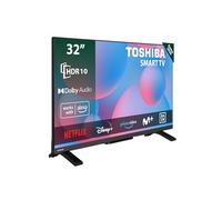 Toshiba 32WV2563DG Smart TV 32 Pulgadas, Resolución HD 1366 x 768, HDR10, Compatible con Asistente de Voz Alexa, TV Satélite, Dolby Audio