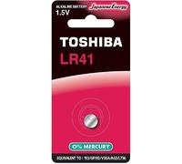 Toshiba Batería alcalina LR 41 de 1,5 V Equivalente a: 192, Gp192, V3Ga, Ag3, L736