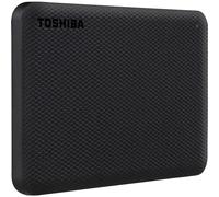 Disco duro externo 2 TB - Toshiba Canvio Advance, USB 3.2, Negro