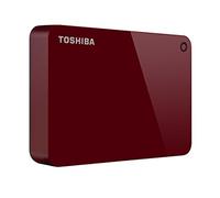 Toshiba Canvio Advance - Disco duro externo (4000 GB, 3.0 (3.1 Gen 1), Rojo)