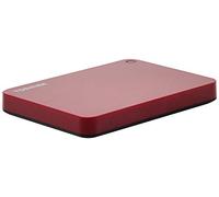 Toshiba Canvio Advance - Disco Duro Externo portátil de 1 TB USB 3.0, Color Rojo (HDTC910XR3AA)