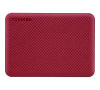 Toshiba Canvio Advance 2TB Rojo - Disco Duro Externo