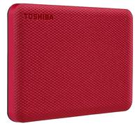 Disco duro 4 TB - Toshiba Canvio Advance, Externo, 2.5", HDD, USB-A, Rojo