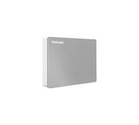 Toshiba Canvio Flex HDTX140XSCCA - Disco Duro Externo portátil de 4 TB USB-C USB 3.0, Plateado para PC, Mac y Tableta