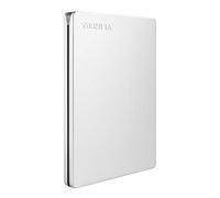 Toshiba Canvio Slim HDTD310XS3DA - Disco Duro Externo portátil USB 3.0 de 1 TB, Color Plateado