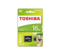 TOSHIBA CARTAO MEMORIA MICRO SDHC 16GB ADAPTADOR CLASSE 4
