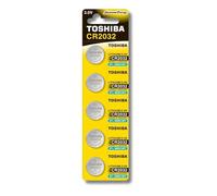 Pack de 5 Pilas de Botón Toshiba CR2032/ 3V