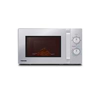 Toshiba MW2-MG20PF(SL) - Horno de microondas con función de parrilla y cocción combinada, 5 niveles de potencia, 1000 W de potencia de parrilla, color plateado