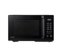 Toshiba MW3-EG23PE(BK) microondas con grill, 23 L, microondas 800 W, grill 1000 W, 10 niveles de potencia, función Chef Defrost, menú automático, fácil de limpiar, negro