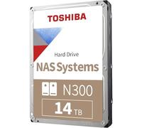 Toshiba N300 HDWG51EXZSTA - Disco Duro Interno de 14 TB NAS de 3,5 Pulgadas, CMR SATA 6 GB/s, 7200 RPM y caché de 512 MB